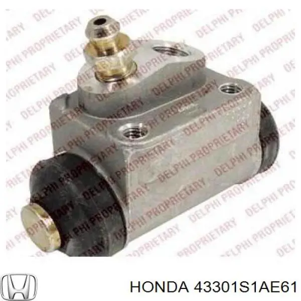 Рабочий тормозной цилиндр Honda 43301S1AE61 цена, от 19.25 USD