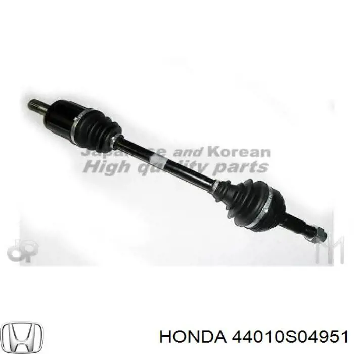 Полуось (привод) передняя правая 44010S04951 Honda