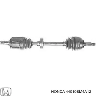 Полуось передняя 44010SM4A12 Honda