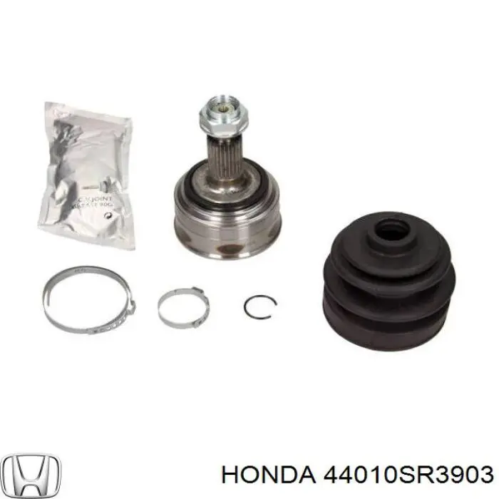 Полуось (привод) передняя правая 44010SR3903 Honda