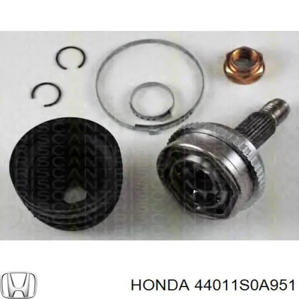 Граната колесная Honda 44011S0A951 цена, от 32.40 USD