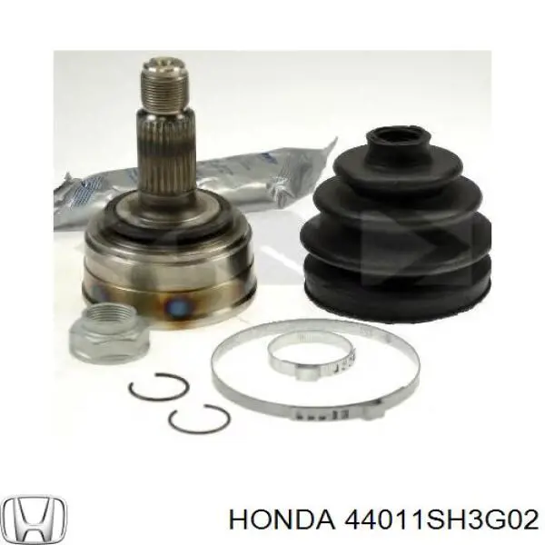 44011SH3G02 Honda Полуось передняя левая