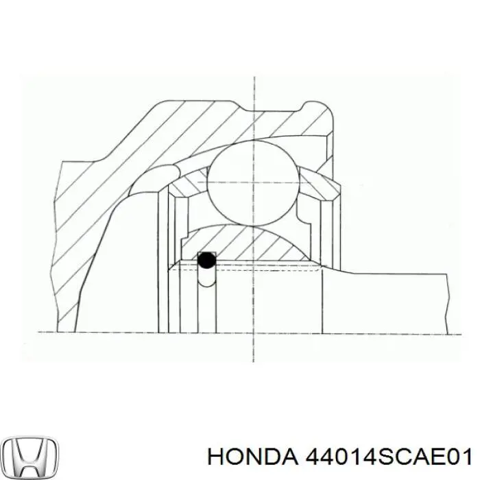 ШРУС наружный передний 44014SCAE01 Honda