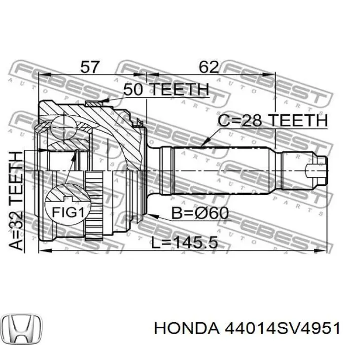 44014SV4951 Honda