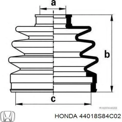 44018S84C02 Honda 