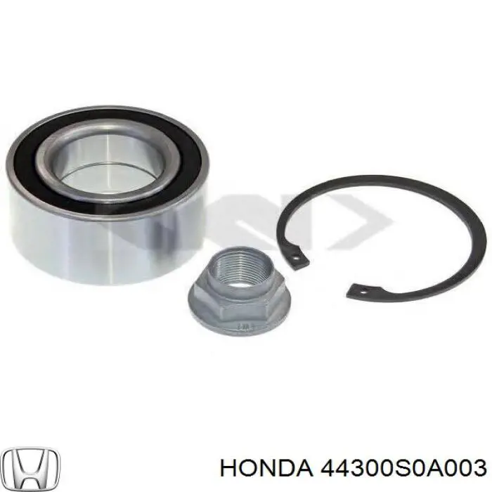 Cojinete de rueda delantero 44300S0A003 Honda/Acura