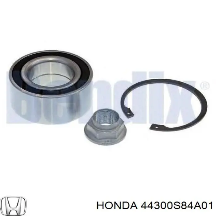 Комплект подшипника ступицы колеса Honda 44300S84A01 цена, от 28.88 USD