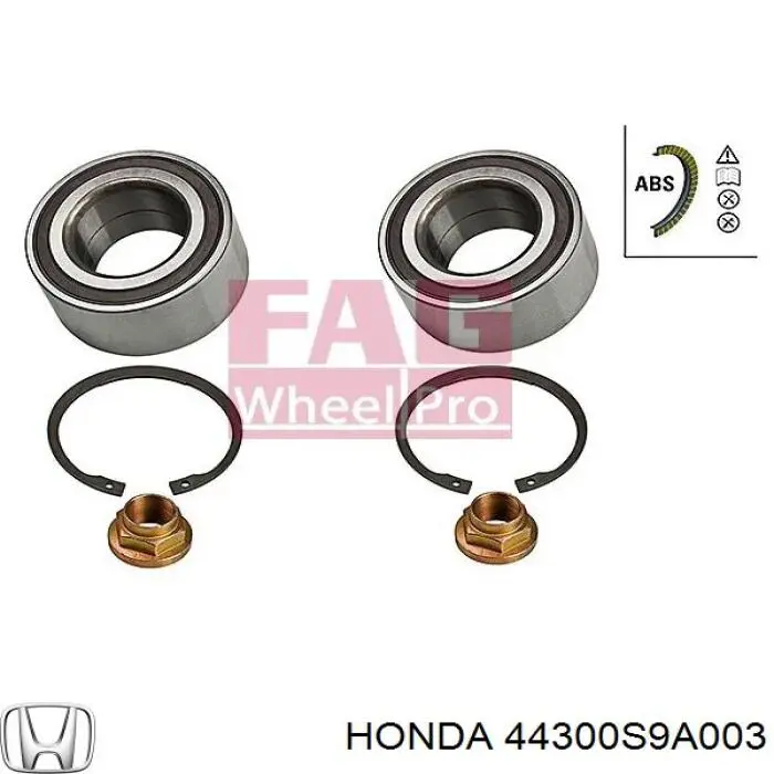 Подшипник ступицы 44300S9A003 Honda