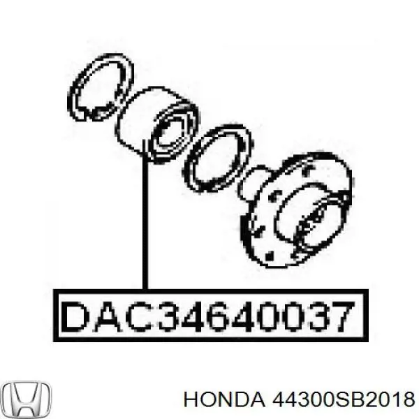 44300SB2018 Honda