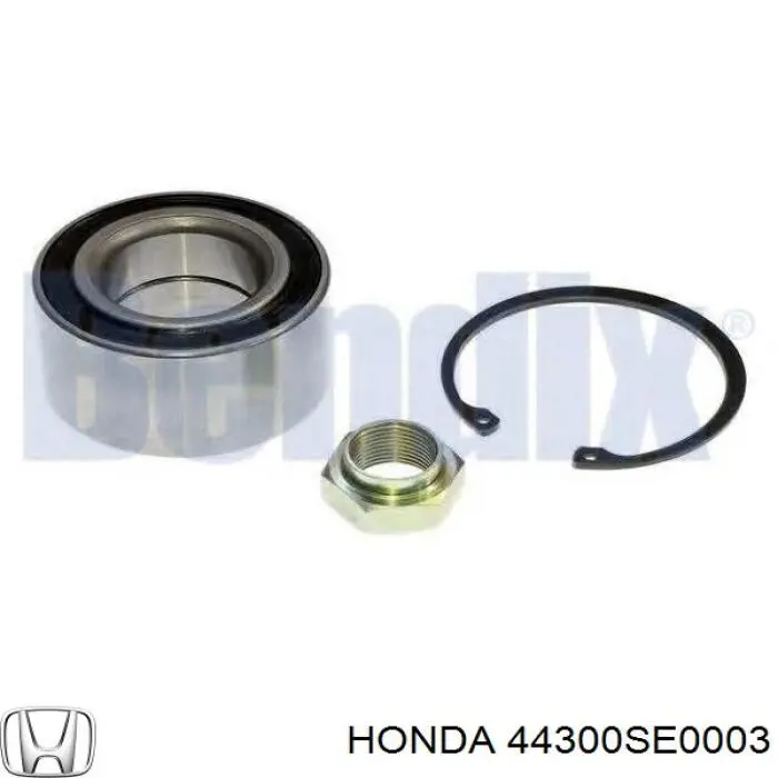 Cojinete de rueda delantero 44300SE0003 Honda