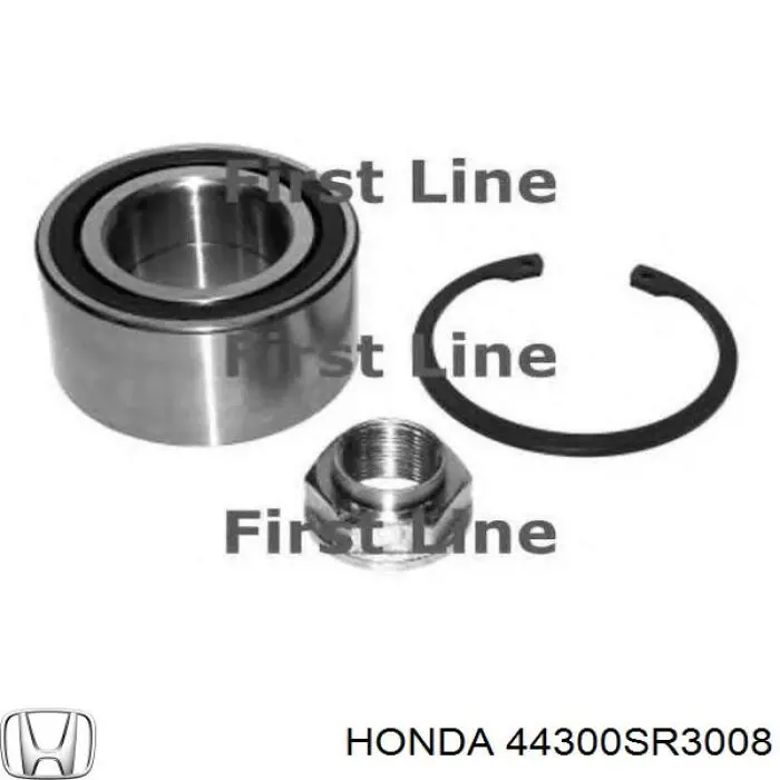 Купить 44300SR3008 Honda Подшипник передней ступицы