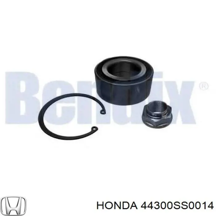 B190 Blue Print Подшипник ступицы передней