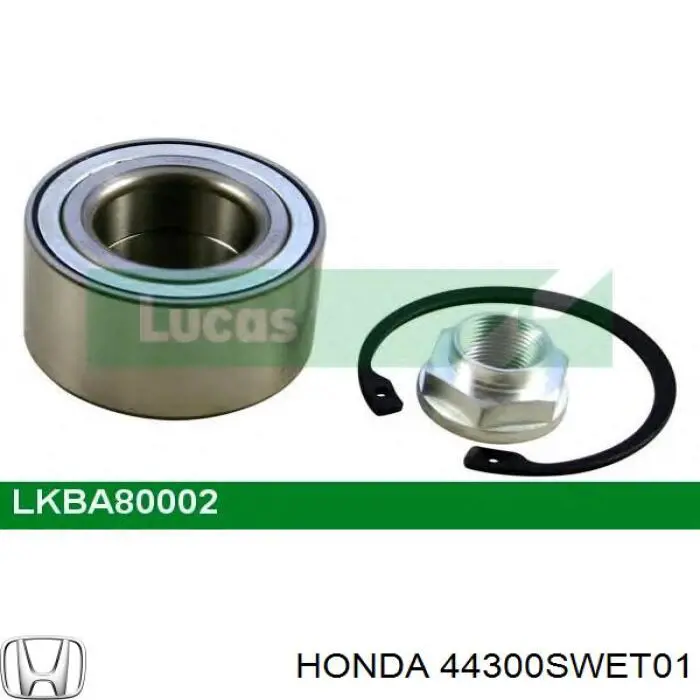 Купить 44300SWET01 Honda Подшипник задней ступицы