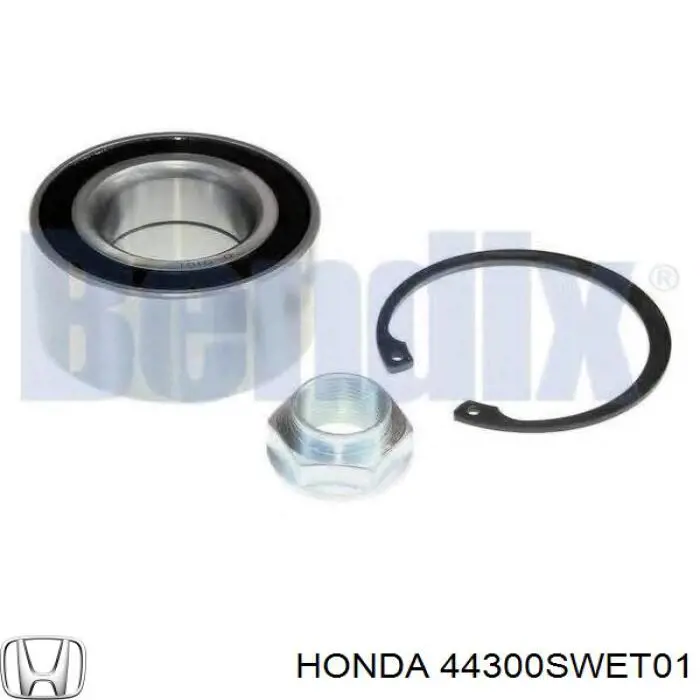 Купить 44300SWET01 Honda Подшипник задней ступицы