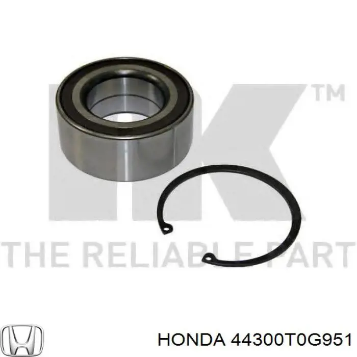 Подшипник ступицы передней на Honda CR-V III RE