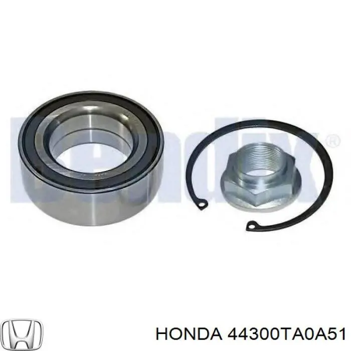 Комплект подшипника ступицы колеса Honda 44300TA0A51 цена, от 38.05 USD