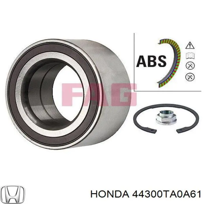 Купить 44300TA0A61 Honda Подшипник передней ступицы