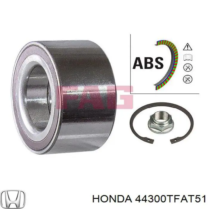 44300TFAT51 Honda подшипник ступицы передней