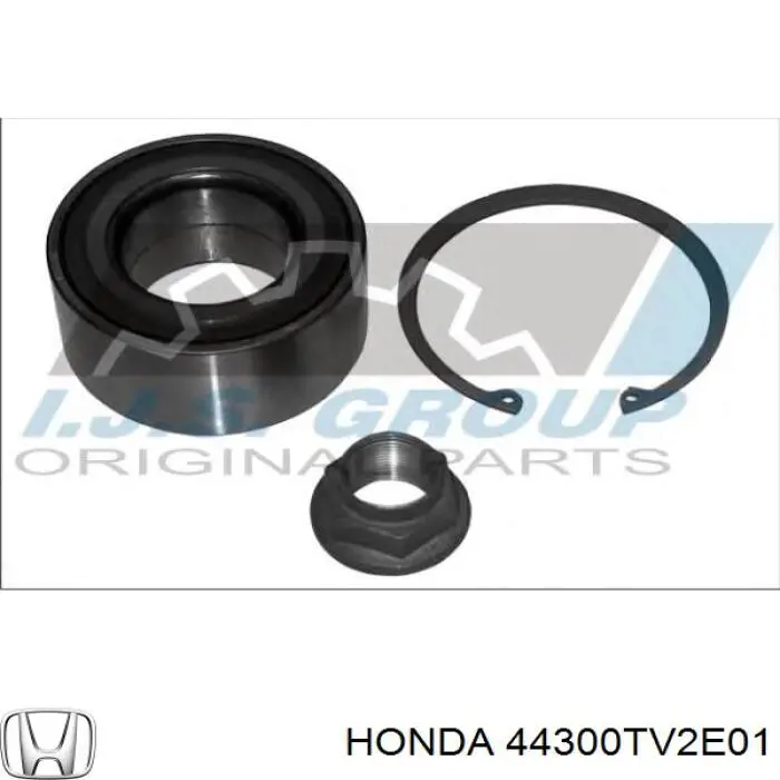 Cojinete de rueda delantero 44300TV2E01 Honda/Acura