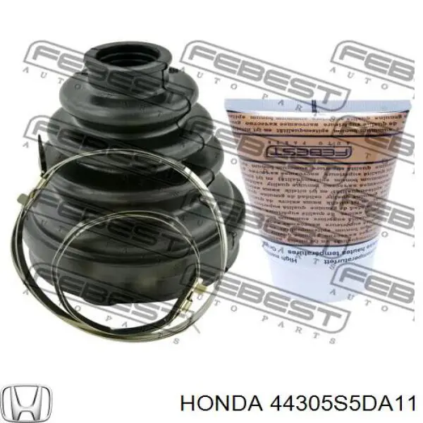 Полуось (привод) передняя правая 44305S5DA11 Honda