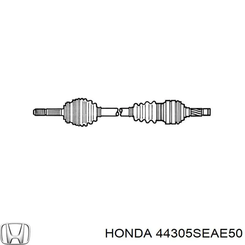 44305SEAE50 Honda полуось (привод передняя правая)