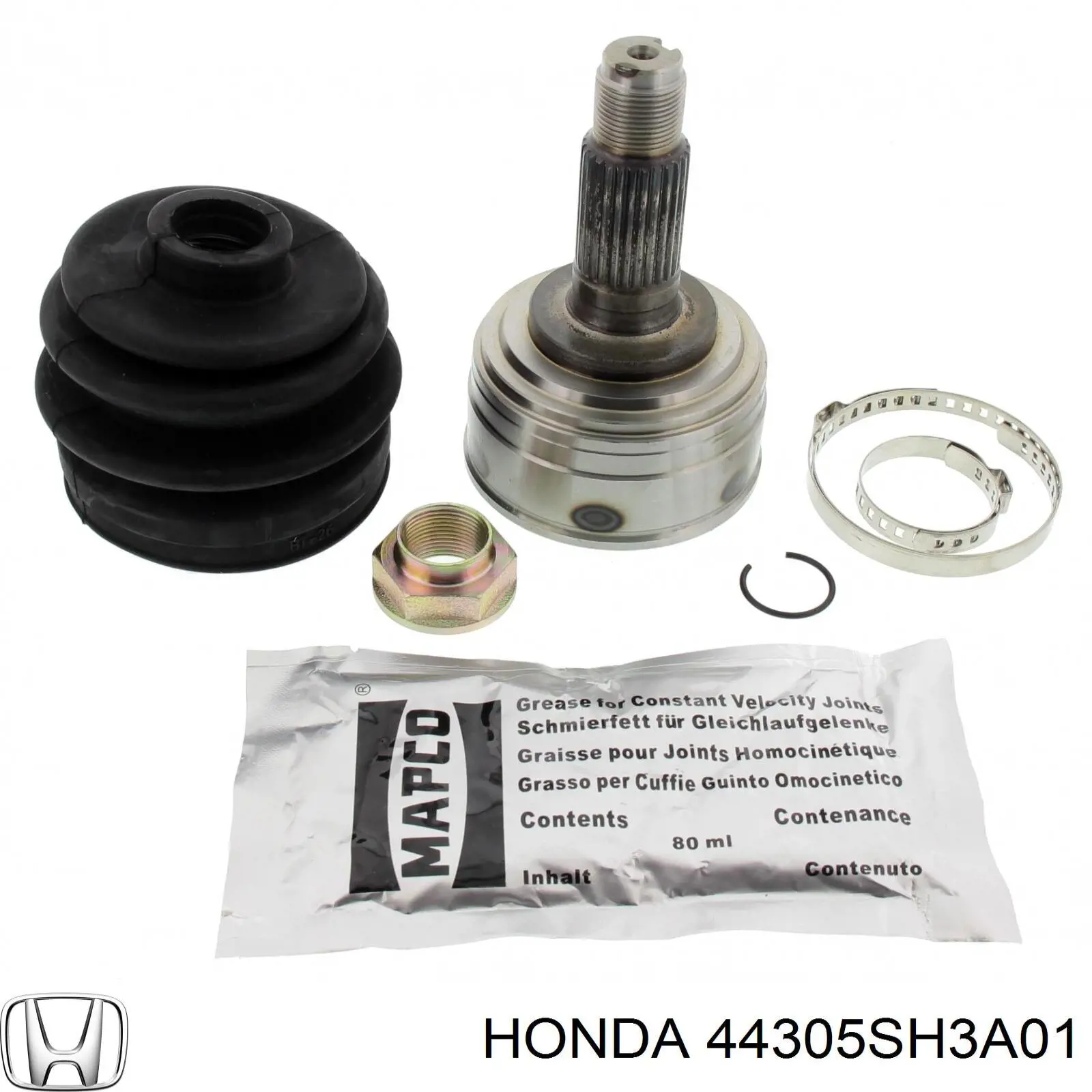  Правая полуось Honda Civic 4