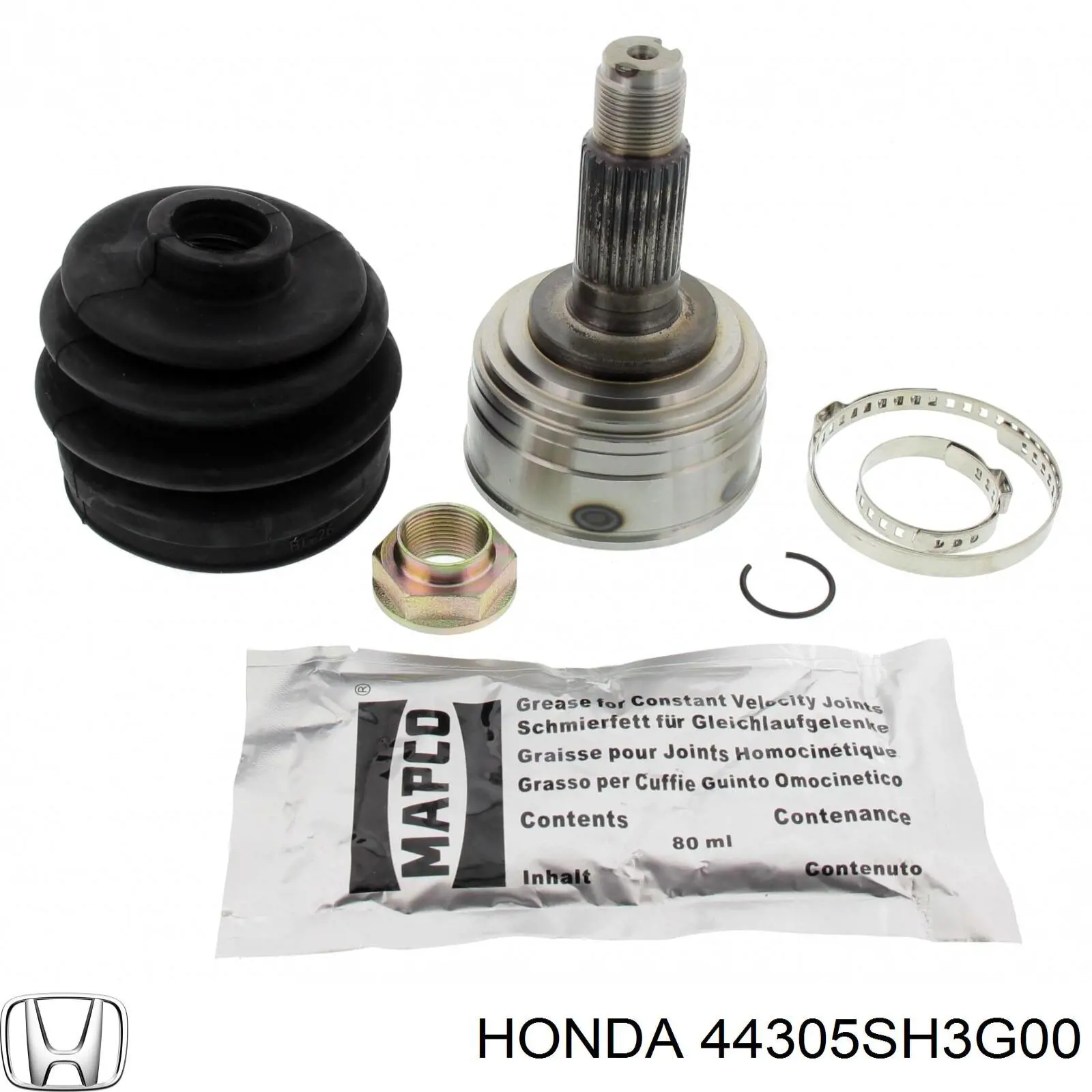 Правая полуось 44305SH3G00 Honda