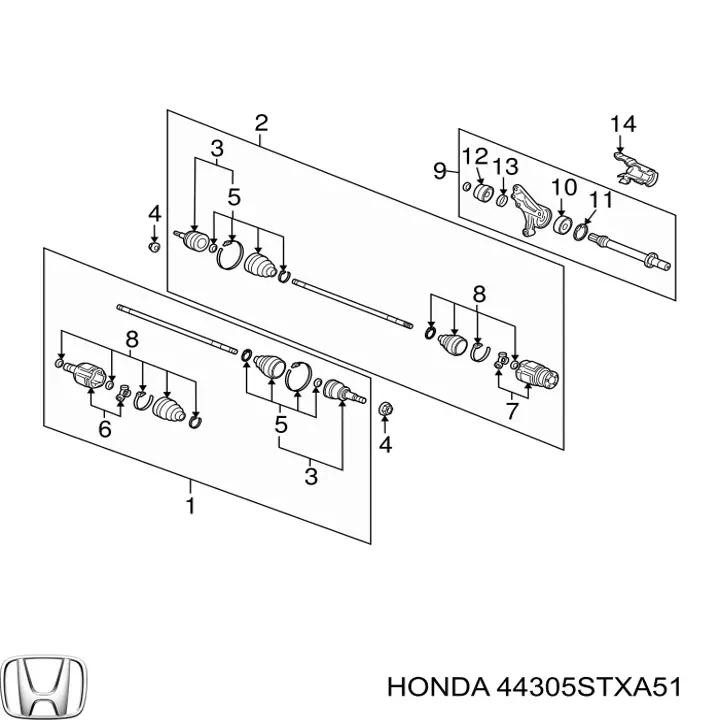  44305STXA51 Honda