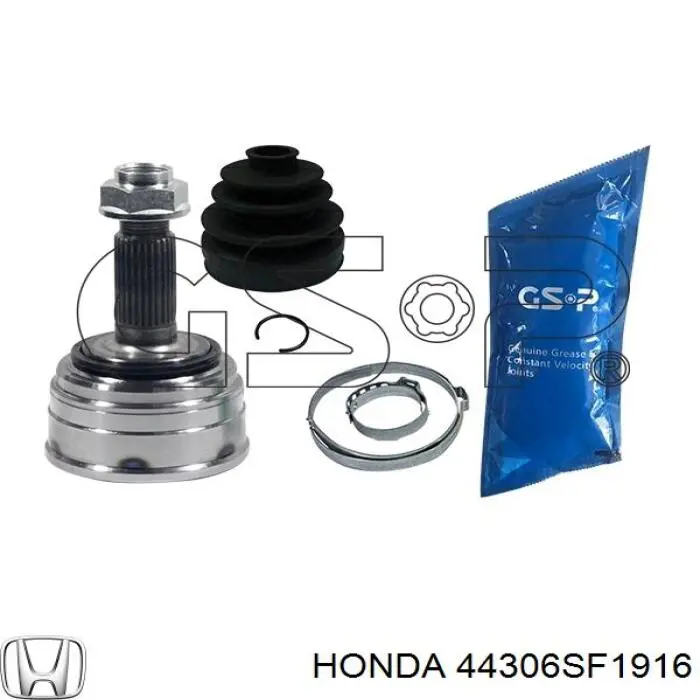 44306SF1916 Honda полуось (привод передняя правая)