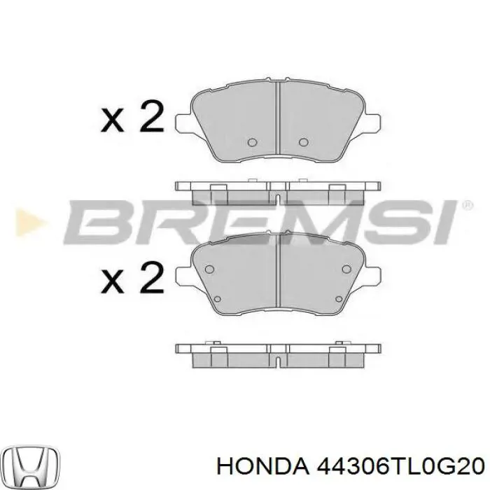 Левая полуось 44306TL0G20 Honda