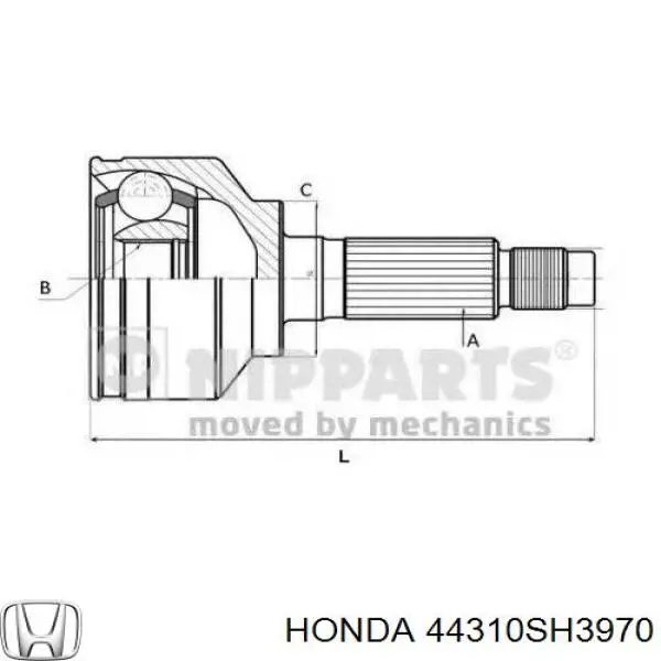 Купить 44310SH3970 Honda Шрус внутренний левый
