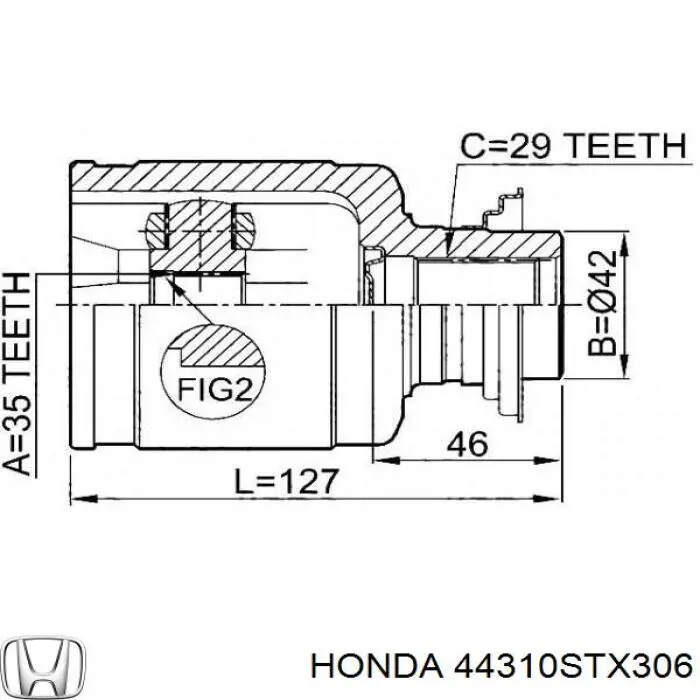 44310STX306 Honda 
