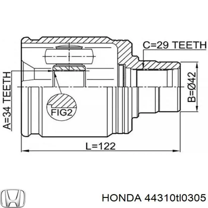  44310TL0305 Honda