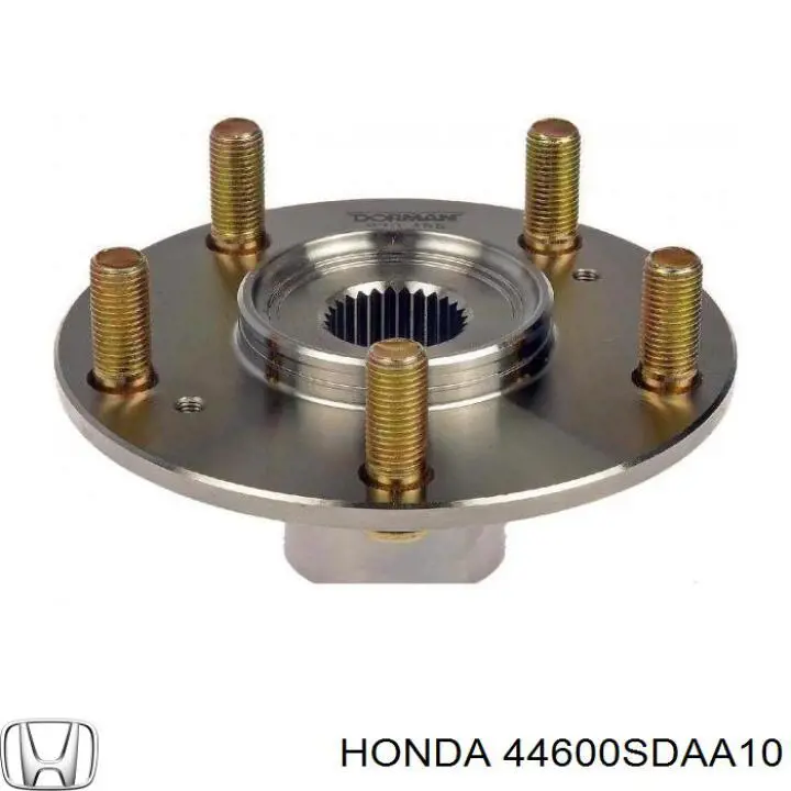 Cubo de rueda delantero 44600SDAA10 Honda/Acura