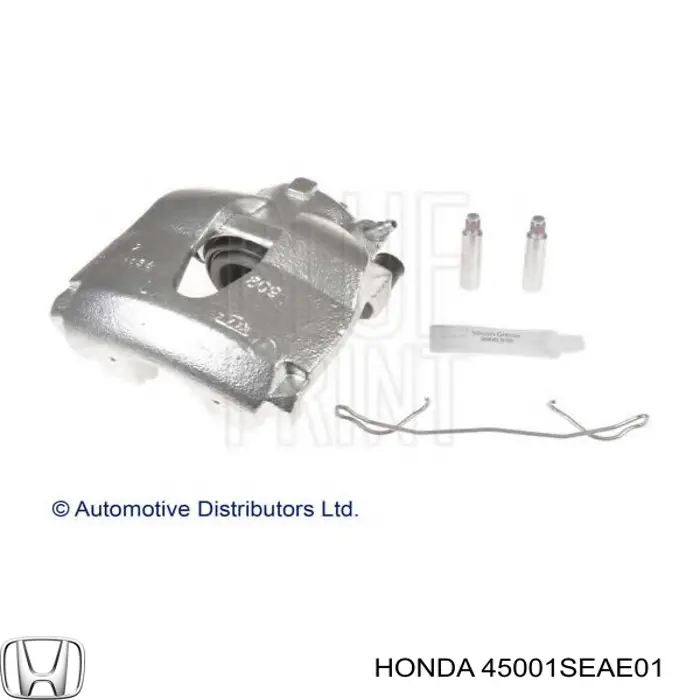 45001SEAE01 Honda Суппорт тормозной, передний, левый