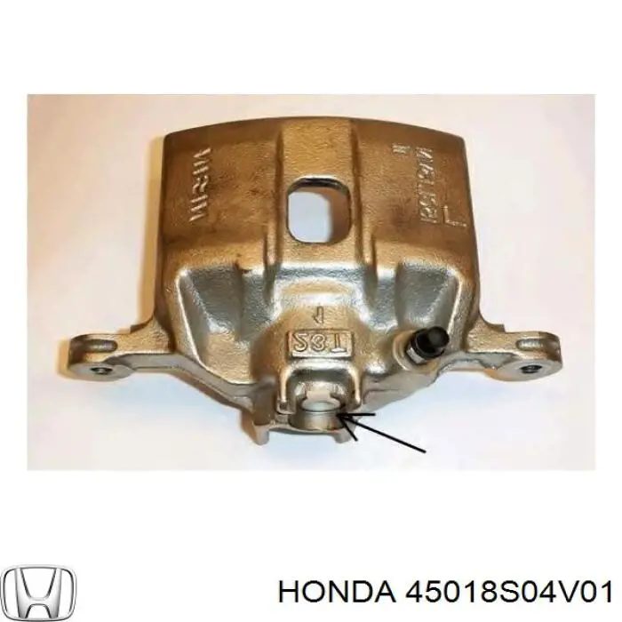 Купить 45018S04V01 Honda Суппорт тормозной передний правый