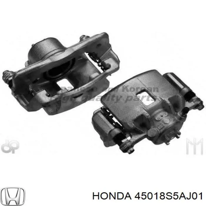 45018S5AJ01 Honda суппорт тормозной передний правый