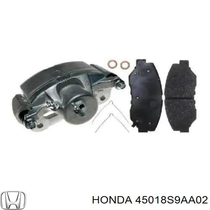 Купить 45018S9AA02 Honda Суппорт тормозной передний правый