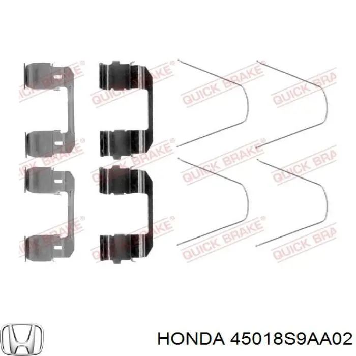 Суппорт тормозной передний правый 45018S9AA02 Honda