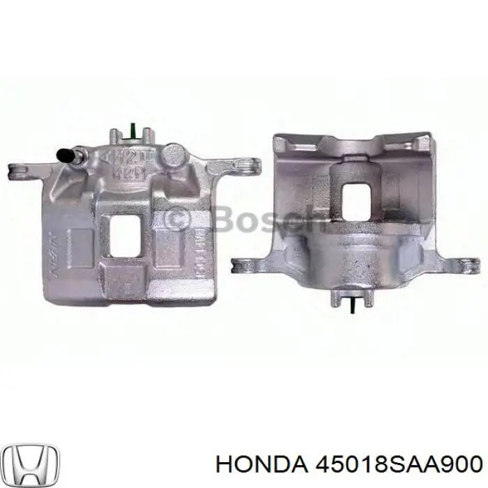 Pinza de freno delantera derecha 45018SAA900 Honda