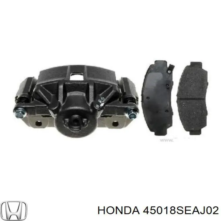 45018SEAJ02 Honda Суппорт тормозной, передний, правый