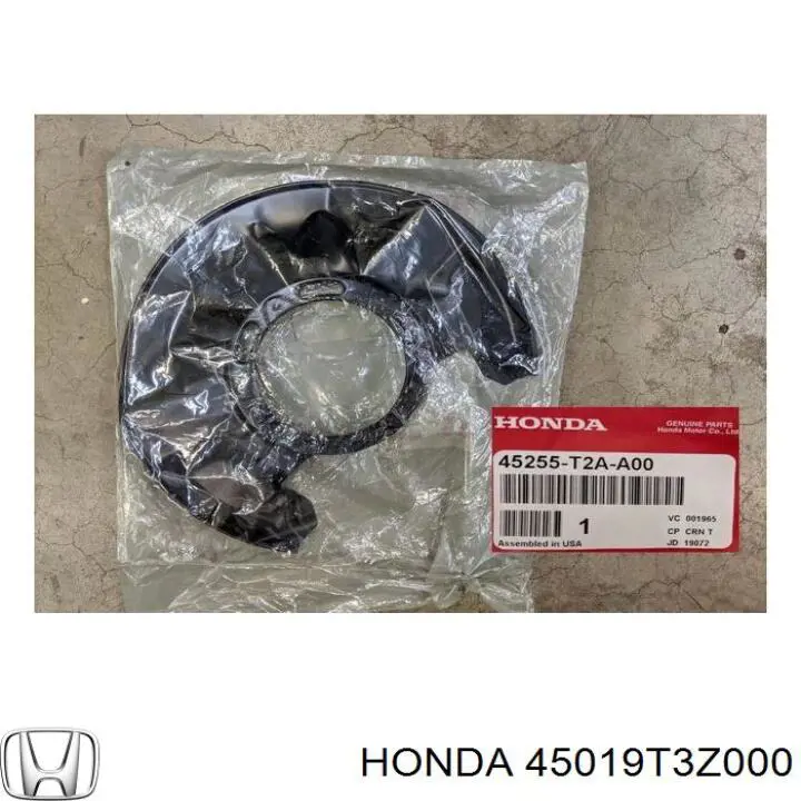 Купить 45019T3Z000 Honda Суппорт тормозной передний левый