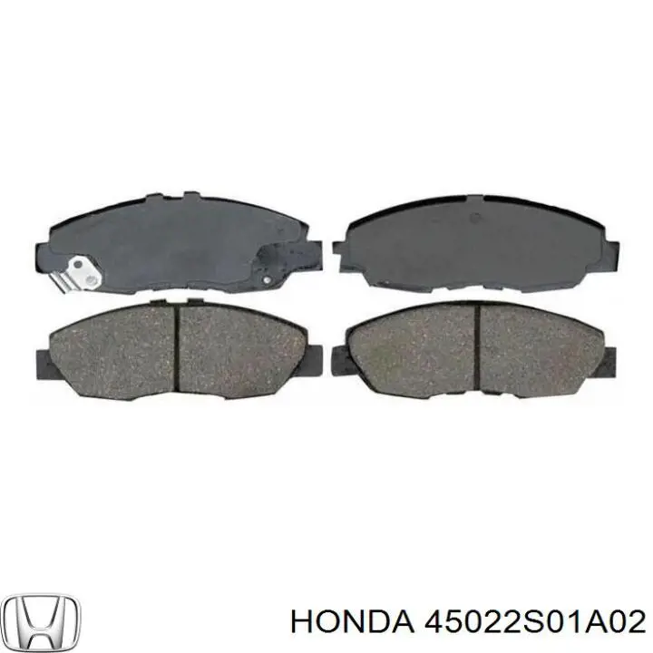 Передние тормозные колодки 45022S01A02 Honda