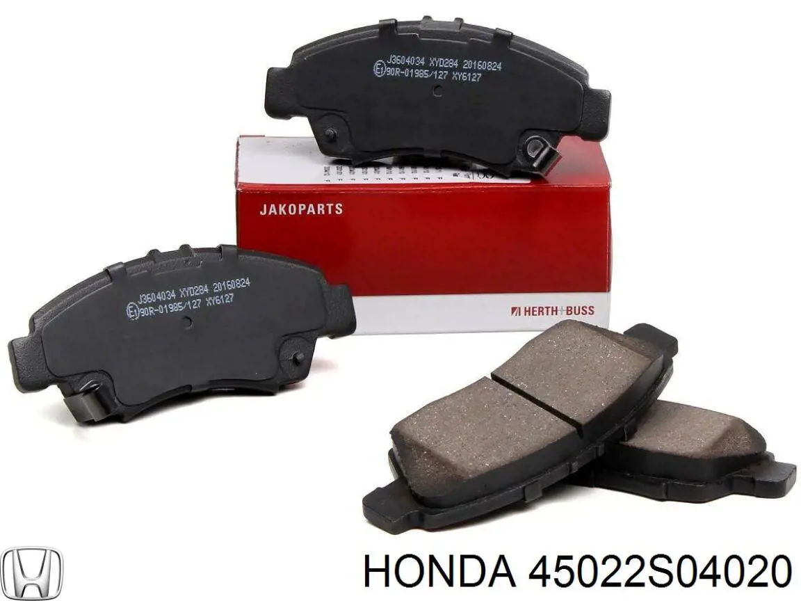 Передние тормозные колодки 45022S04020 Honda