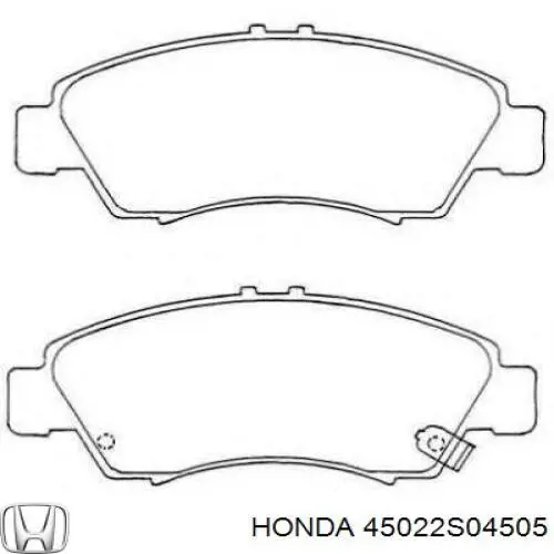 45022S04505 Honda передние тормозные колодки