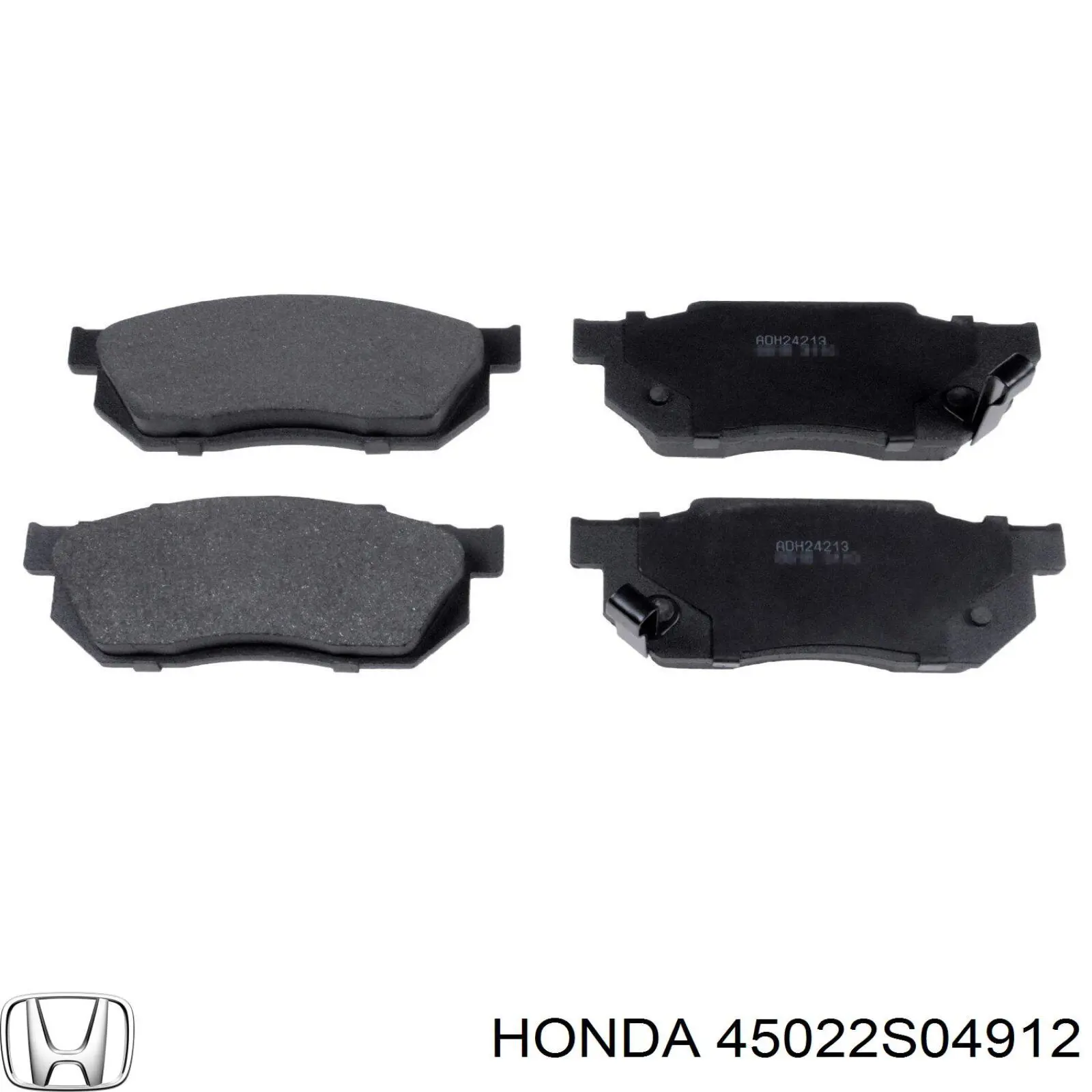 Передние тормозные колодки 45022S04912 Honda