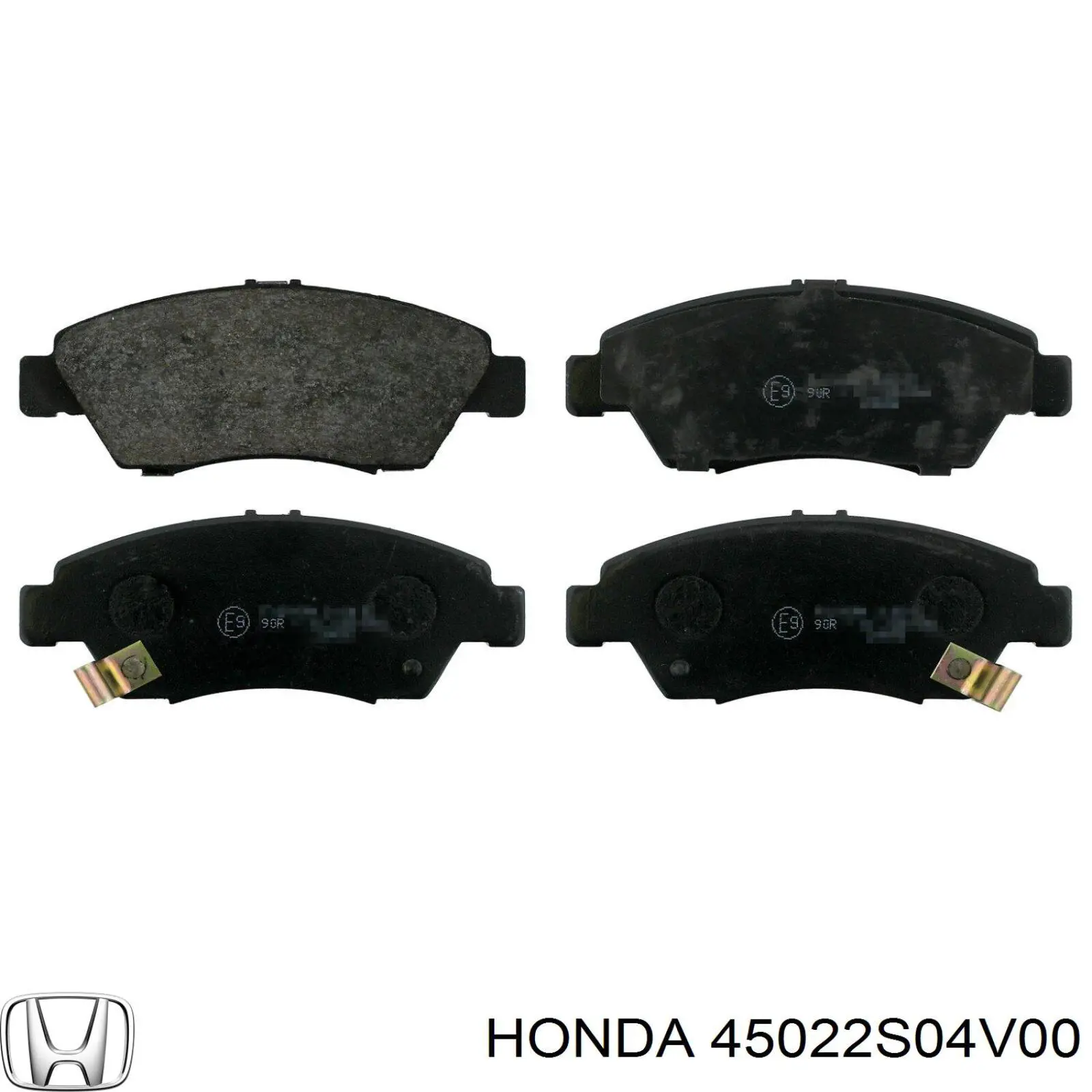 Передние тормозные колодки 45022S04V00 Honda