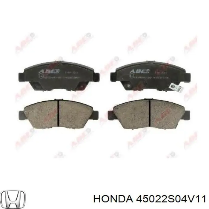 Передние тормозные колодки 45022S04V11 Honda