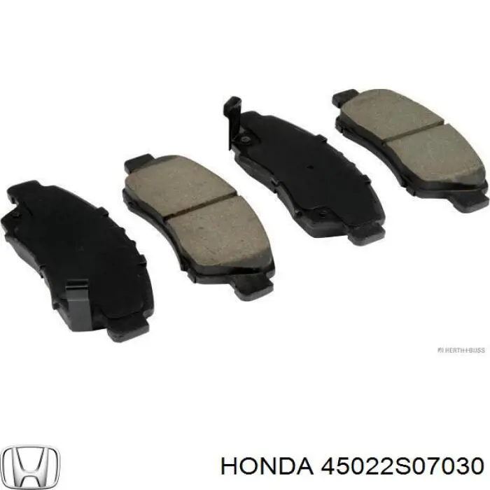 Pastillas de freno delanteras 45022S07030 Honda