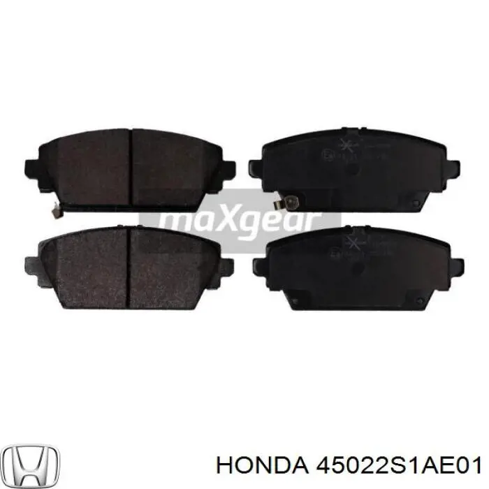 45022-S1A-E01 Honda передние тормозные колодки